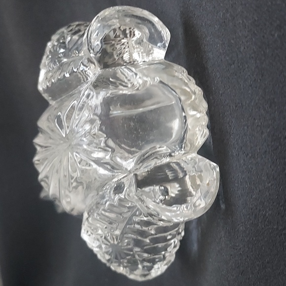 Vintage imperial glass perfume bottle cut crystal Art deco art nouveau - Picture 5 of 13